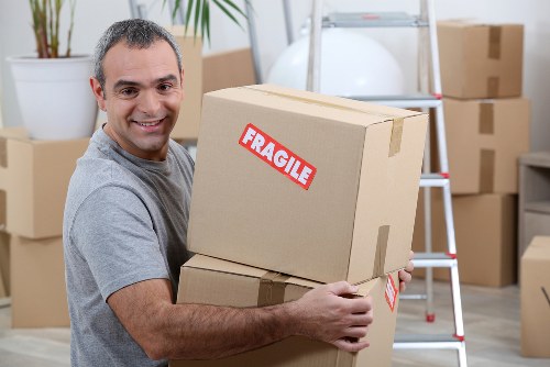 Furniture removals team handling a home move in Bromley