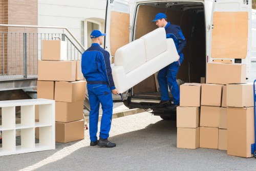 Moving checklist and packed boxes prepared for a Bromley house removal