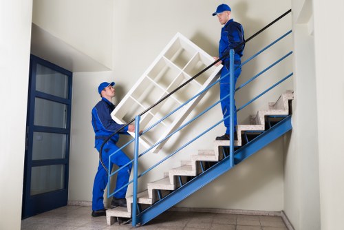 Removal team preparing a home move in Bromley