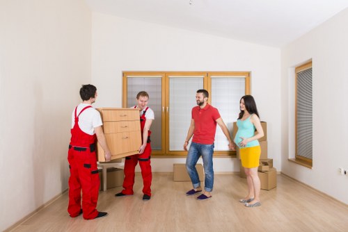 Moving van prepared for a local Bromley collection and drop-off