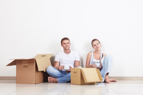 Careful handling of household furniture during a Bromley house removal