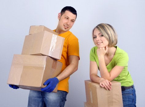 Careful furniture loading during a Bromley house move