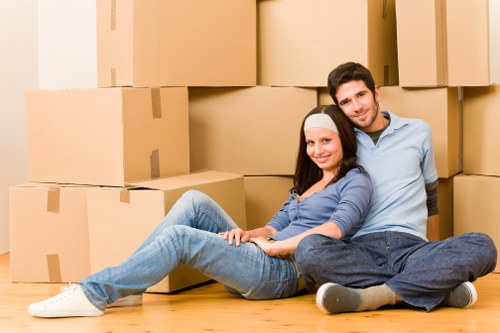 Office furniture and equipment prepared for a Bromley commercial move