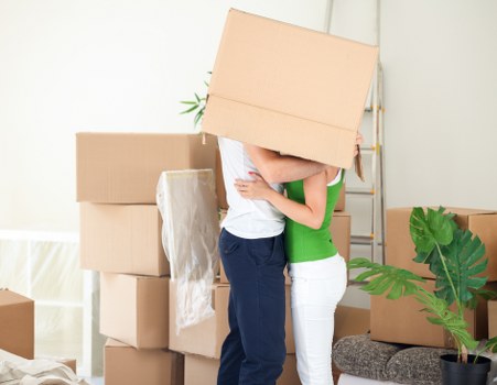 Local removals van supporting a Bromley student house move