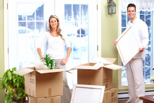 Bromley team collecting furniture from homes with tight access